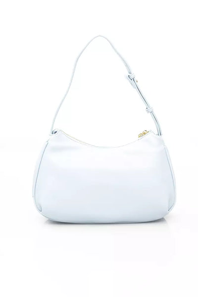 Light Blue Polyethylene Shoulder Bag