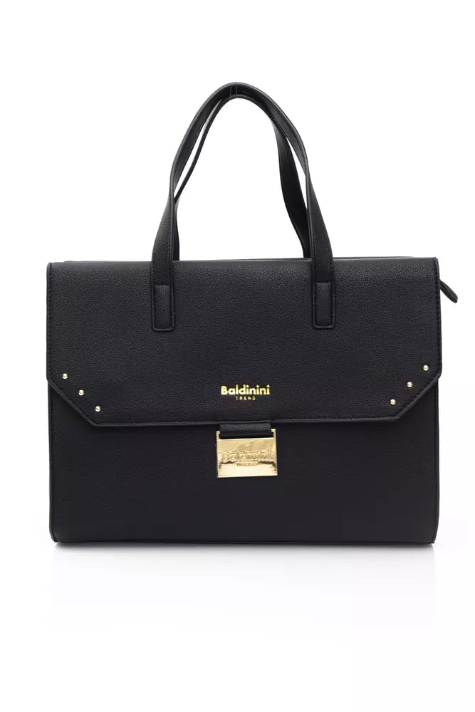 Black Polyethylene Handbag