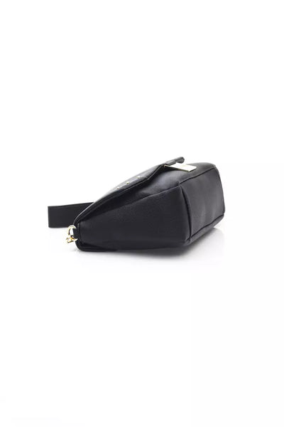 Black Polyethylene Shoulder Bag