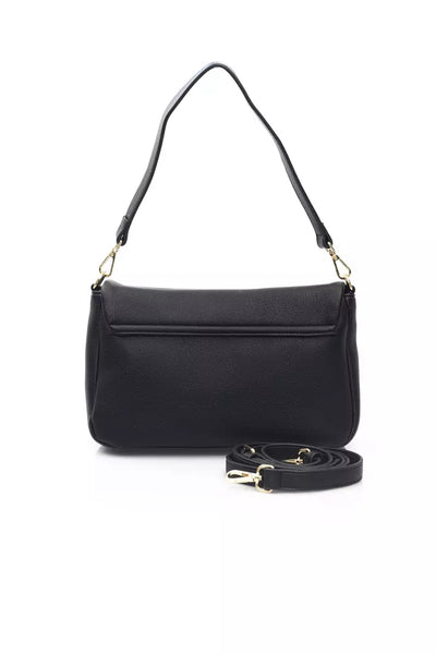 Black Polyethylene Shoulder Bag