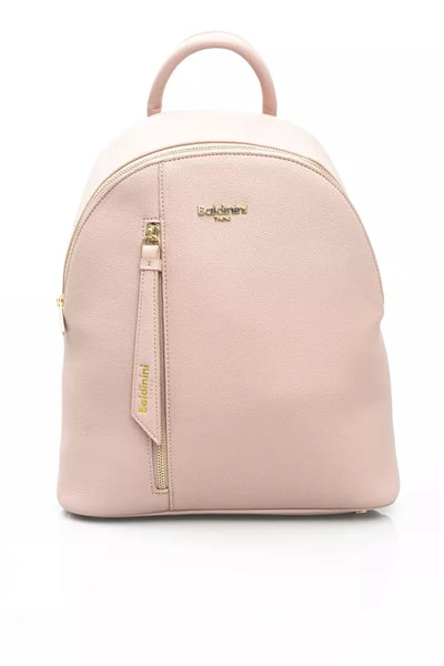 Pink Polyethylene Backpack