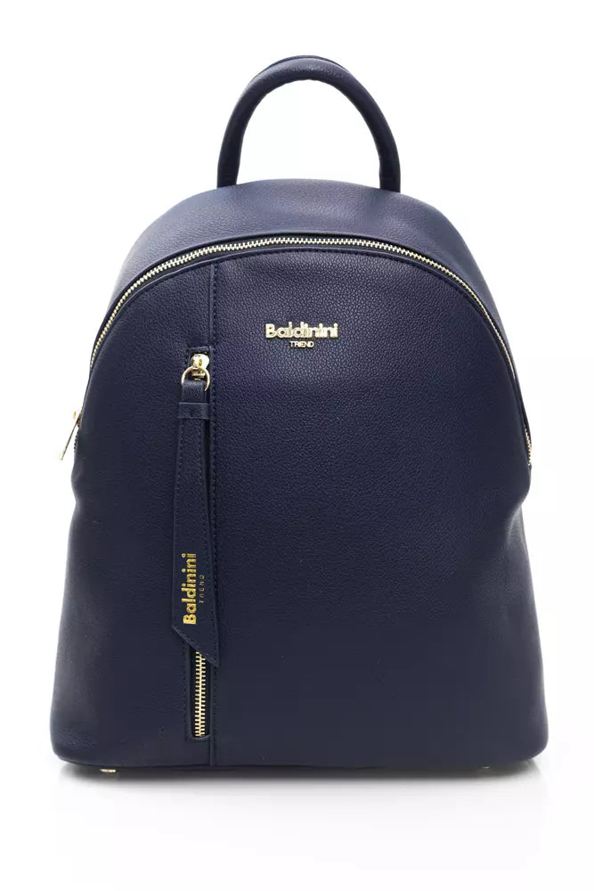 Blue Polyethylene Backpack