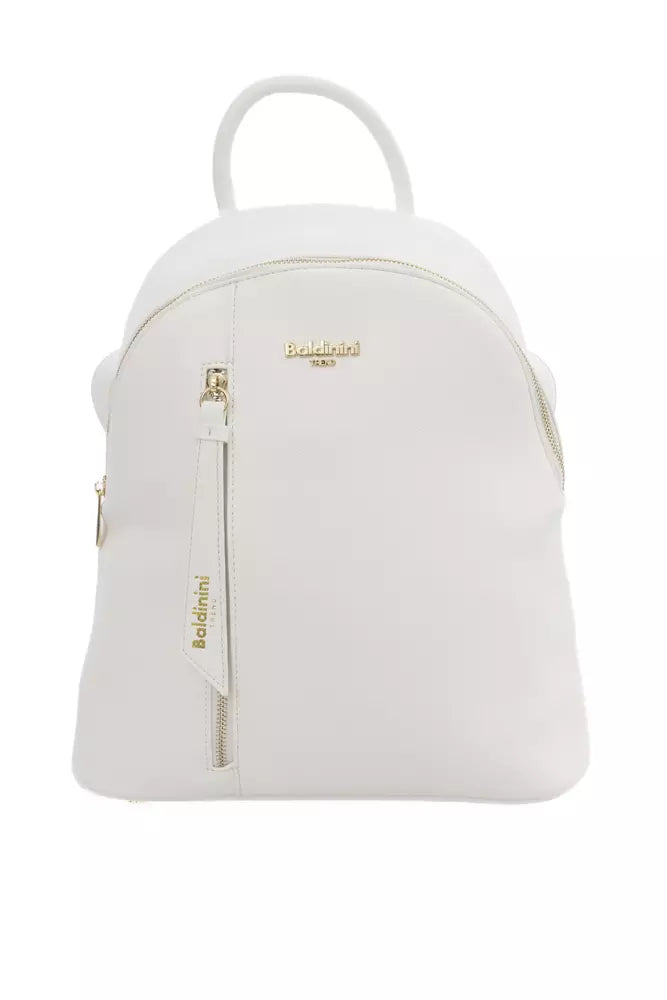 White Polyethylene Backpack