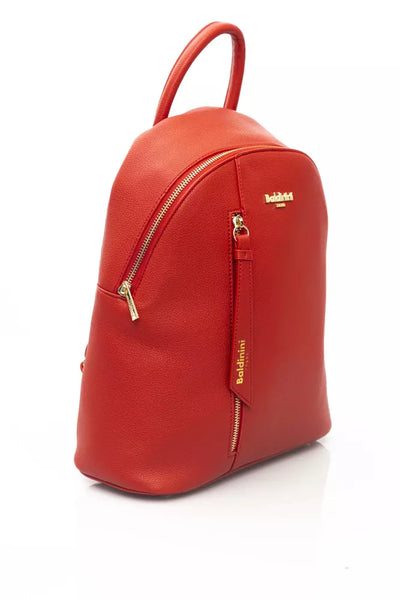 Red Polyethylene Backpack