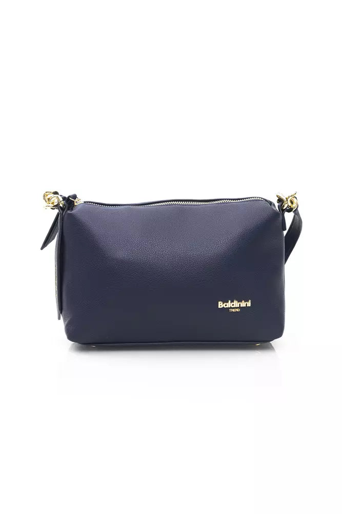 Blue Polyethylene Shoulder Bag