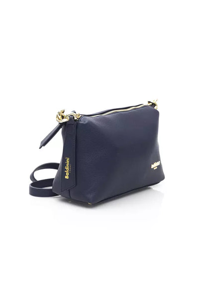 Blue Polyethylene Shoulder Bag