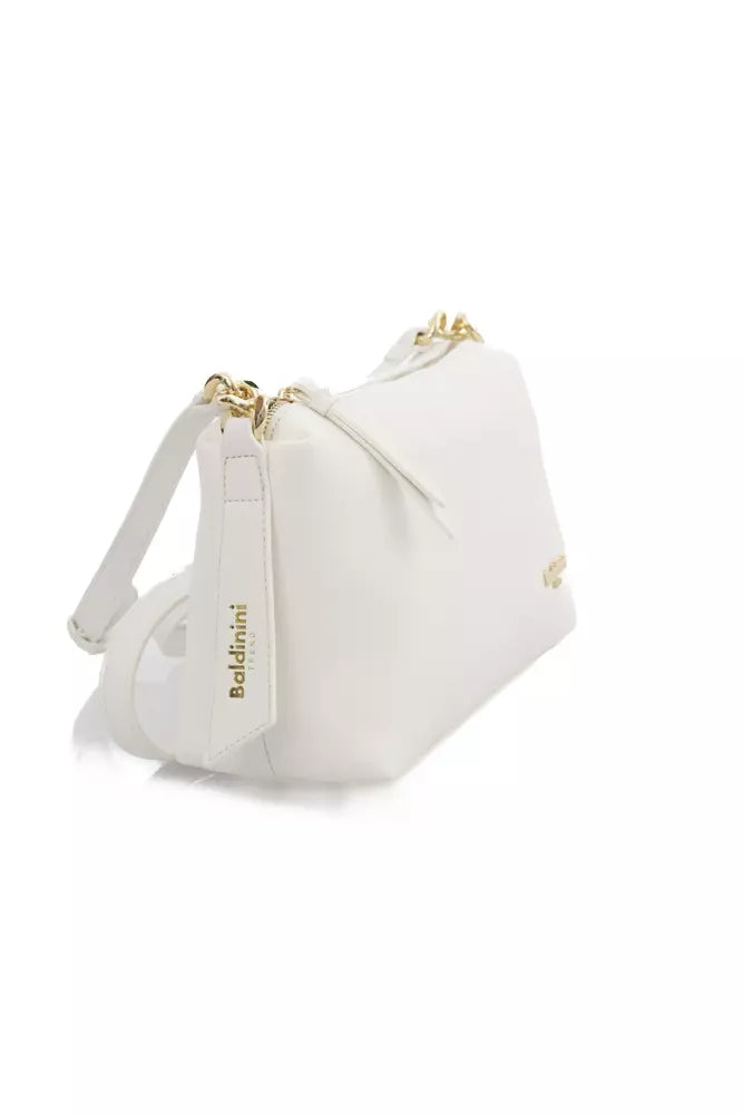 White Polyethylene Shoulder Bag