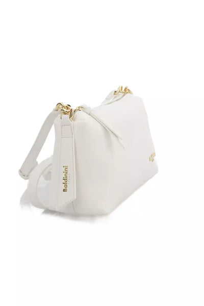 White Polyethylene Shoulder Bag