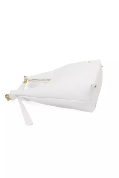 White Polyethylene Shoulder Bag