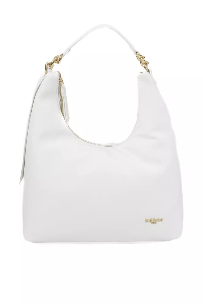 White Polyethylene Shoulder Bag