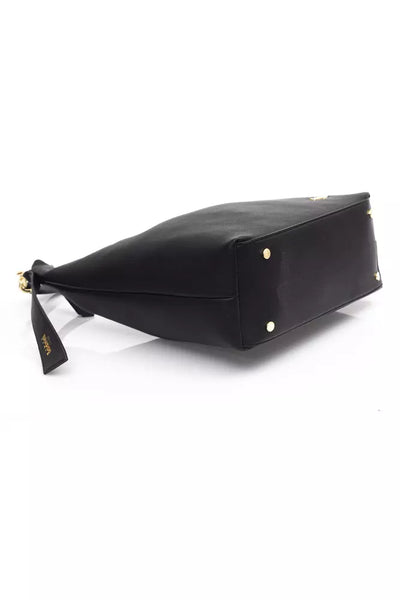 Black Polyethylene Shoulder Bag