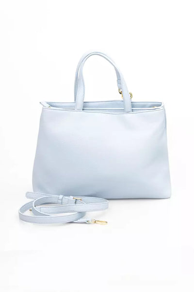 Light Blue Polyethylene Handbag