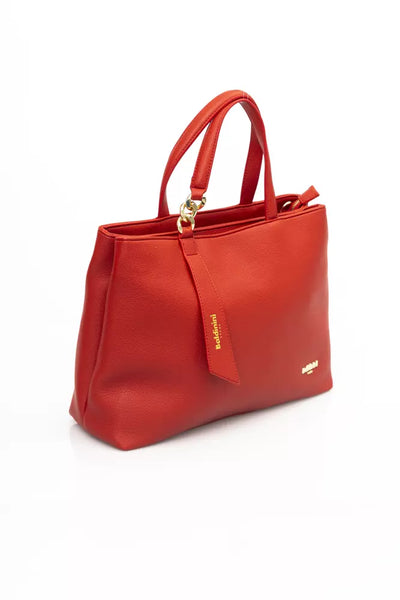 Red Polyethylene Handbag