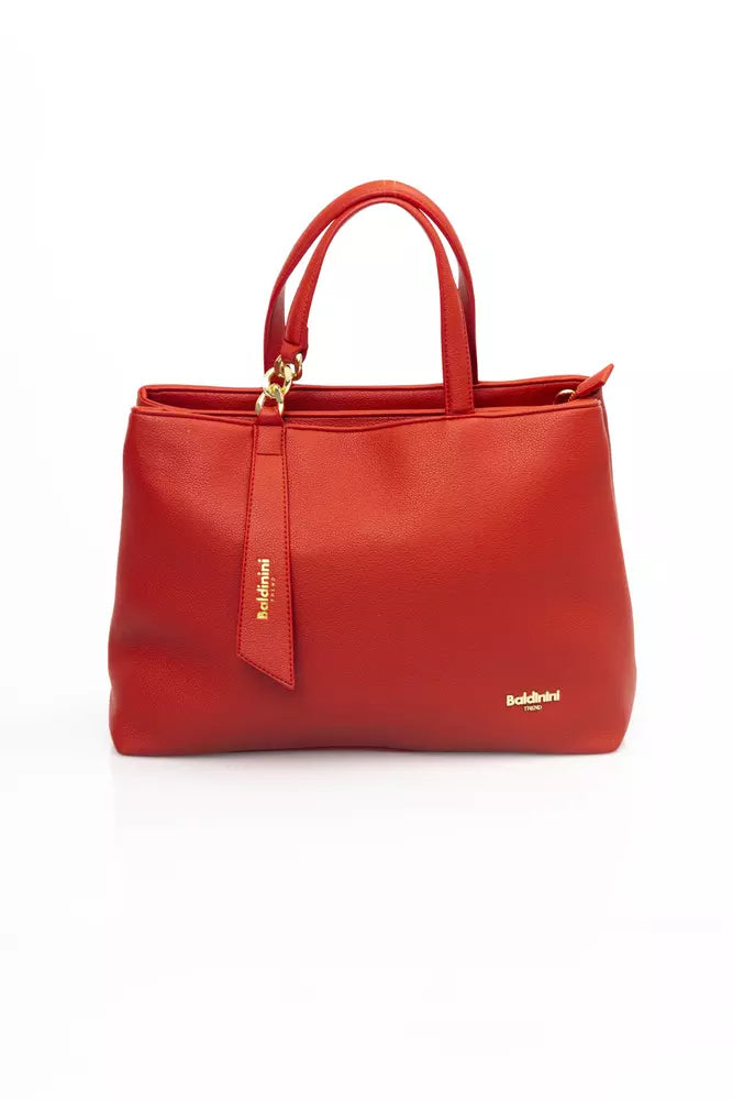 Red Polyethylene Handbag