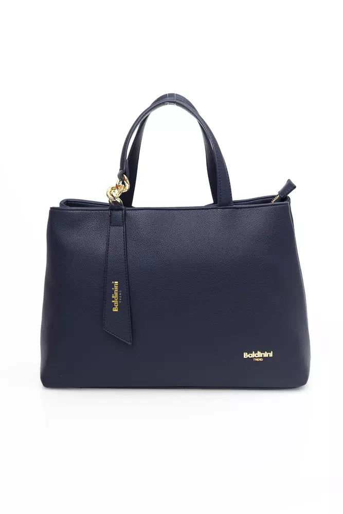 Blue Polyethylene Handbag