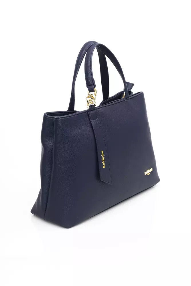 Blue Polyethylene Handbag