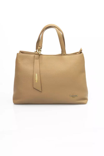 Beige Polyethylene Handbag