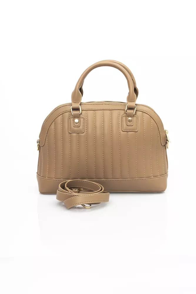 Beige Polyethylene Handbag