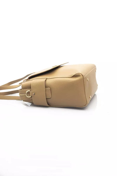 Beige Polyethylene Handbag