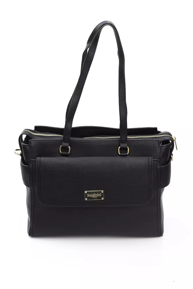 Black Polyethylene Handbag