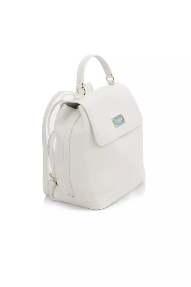 White Polyethylene Backpack