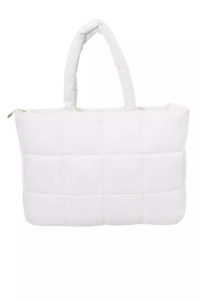 White Polyethylene Shoulder Bag