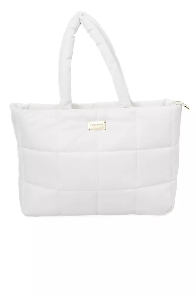 White Polyethylene Shoulder Bag