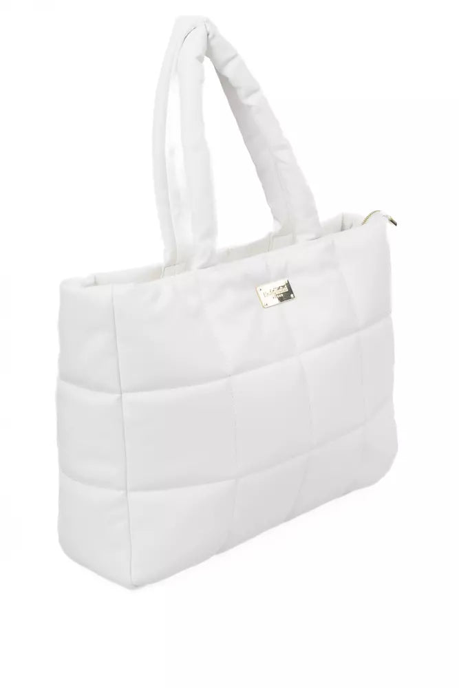 White Polyethylene Shoulder Bag