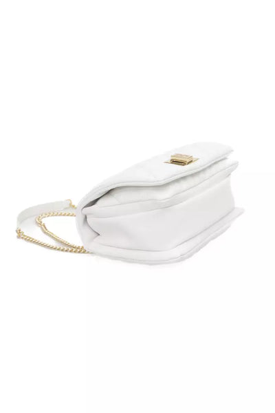 White Polyethylene Shoulder Bag