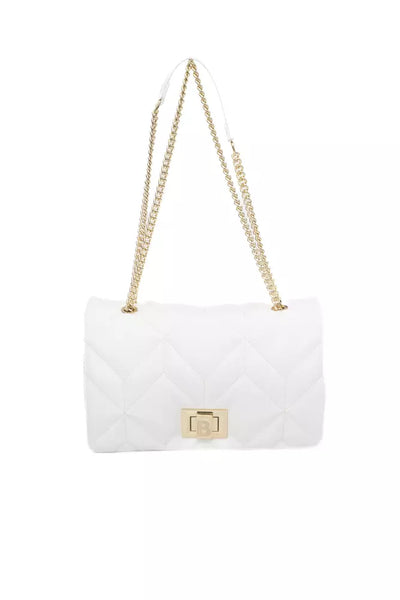 White Polyethylene Shoulder Bag