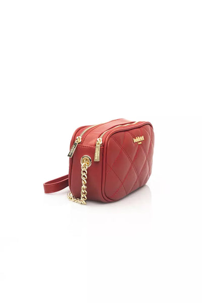 Red Polyethylene Shoulder Bag