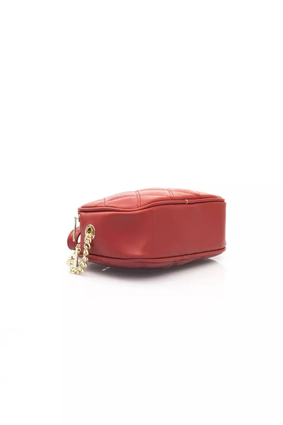 Red Polyethylene Shoulder Bag