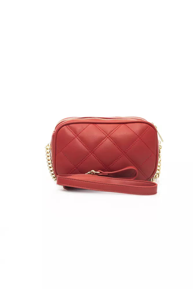 Red Polyethylene Shoulder Bag