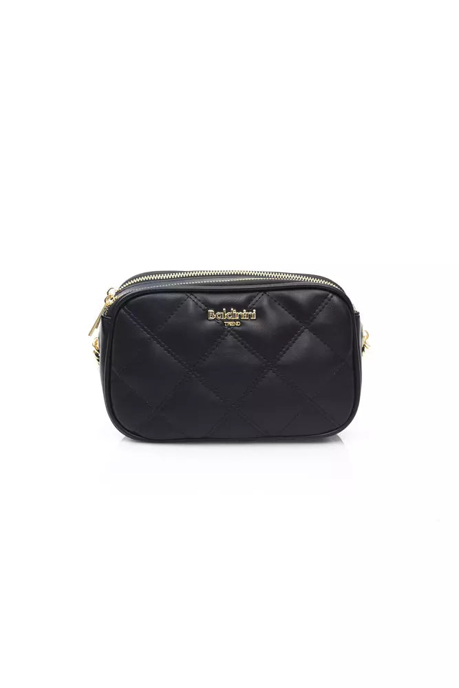 Black Polyethylene Shoulder Bag