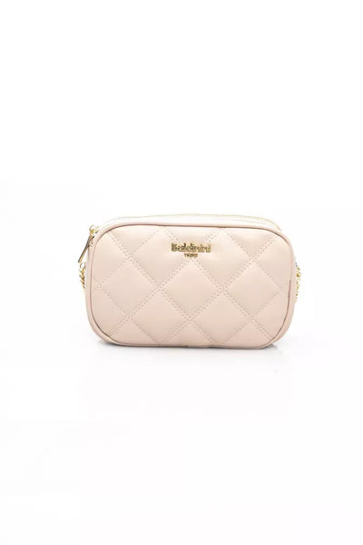 Pink Polyethylene Shoulder Bag