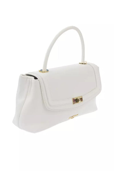 White Polyethylene Crossbody Bag