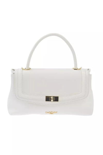 White Polyethylene Crossbody Bag