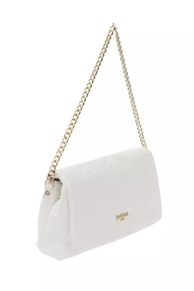 White Polyethylene Crossbody Bag