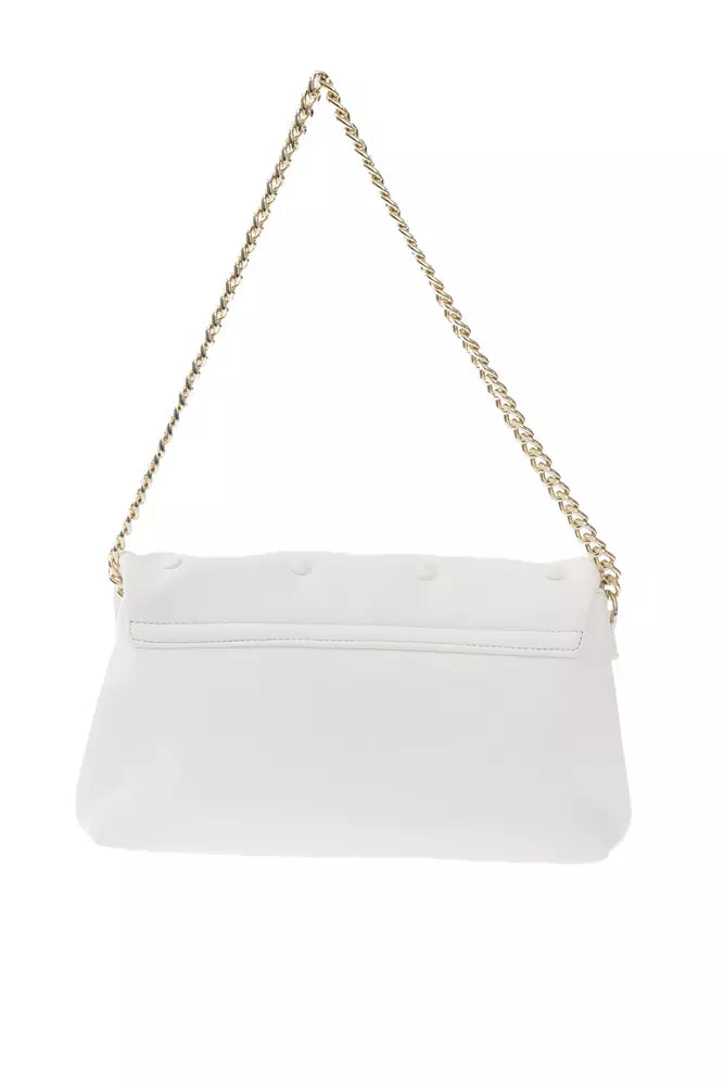 White Polyethylene Crossbody Bag