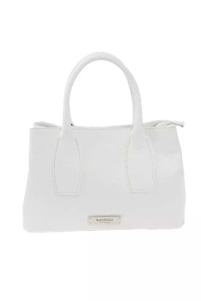 White Cowhide Crossbody Bag