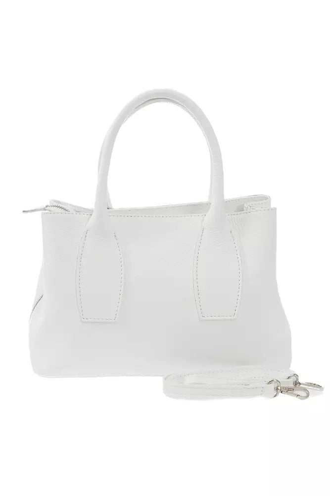 White Cowhide Crossbody Bag