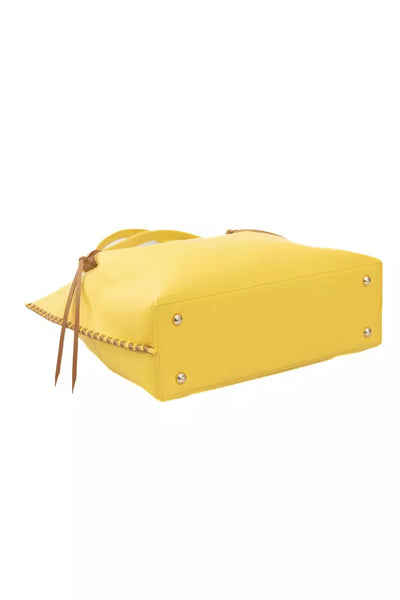 Yellow Polyuretane Handbag