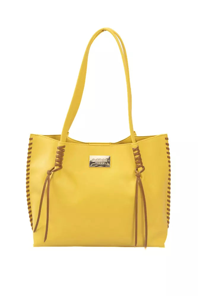 Yellow Polyuretane Handbag