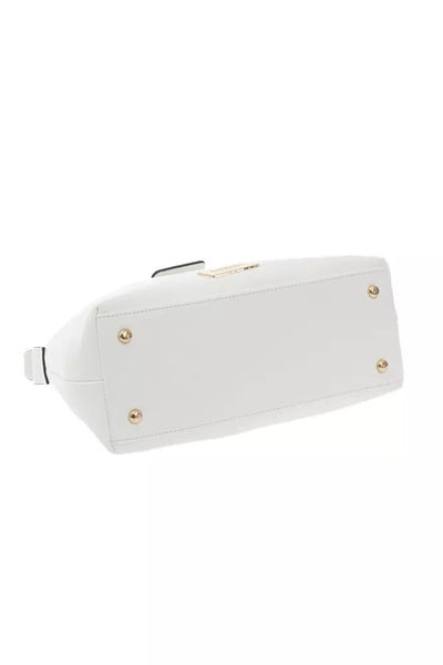 White Polyuretane Handbag