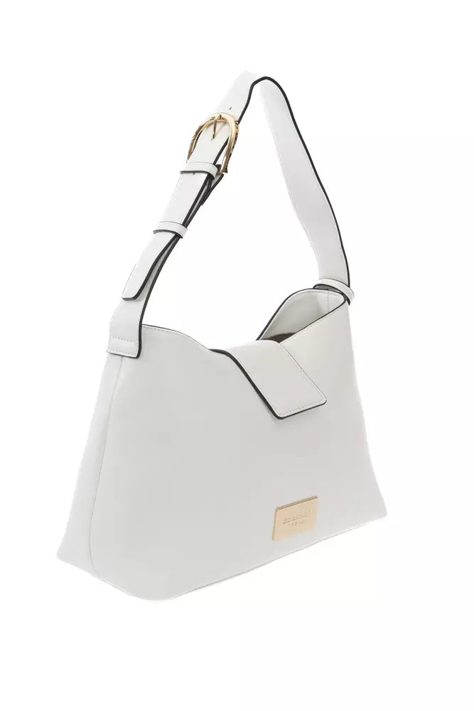 White Polyuretane Handbag