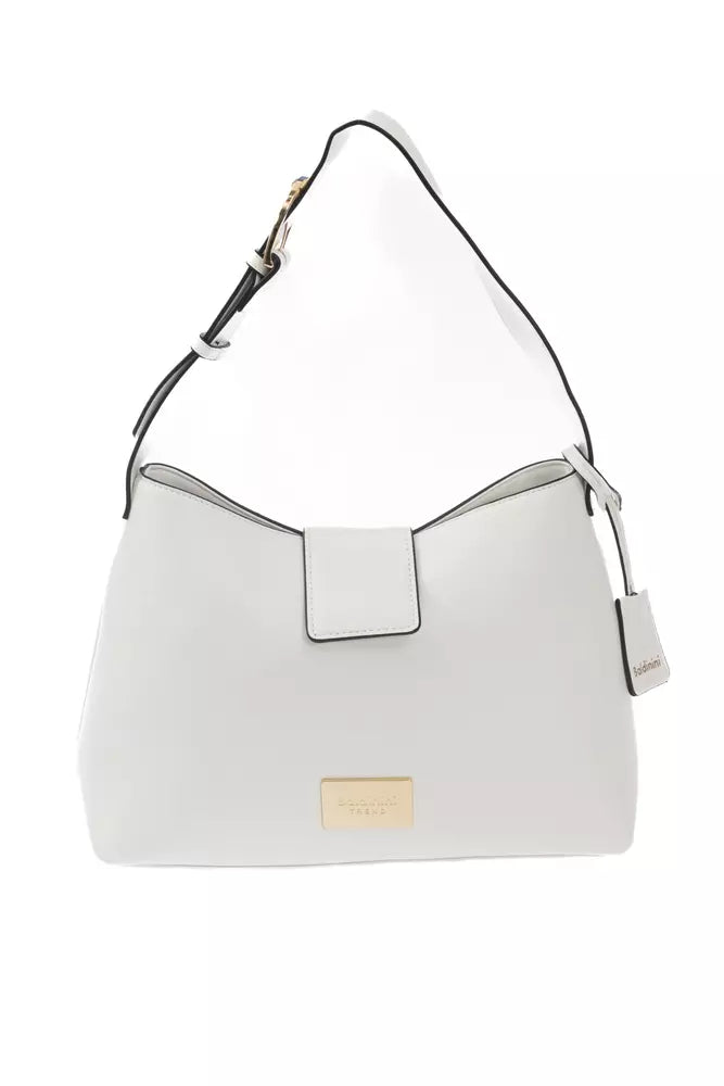 White Polyuretane Handbag