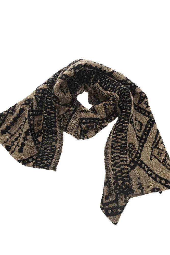 Brown Acetate Scarf