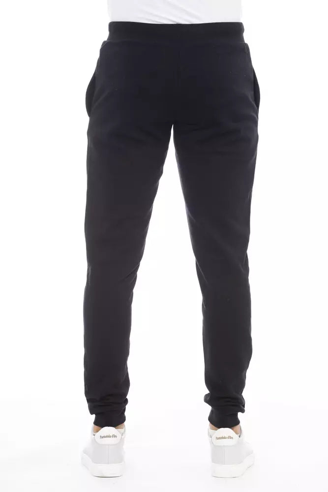 Black Cotton Jeans & Pant