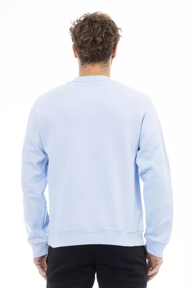 Light Blue Cotton Sweater