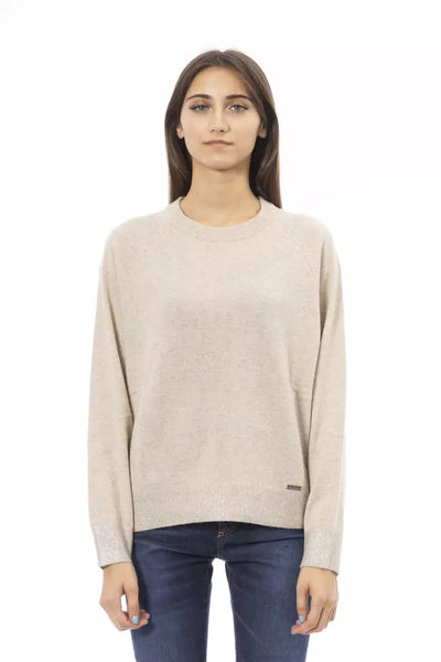 Beige Wool Sweater